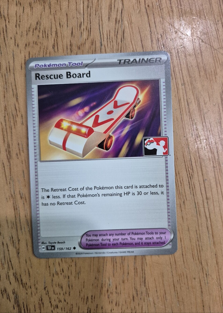 QTY 3 Pokémon Trainer Rescue Board Card Pokemon Tool